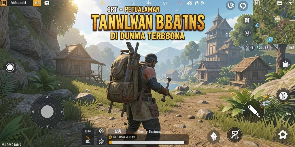 Tampilan gameplay 6RT yang menakjubkan di dunia terbuka.