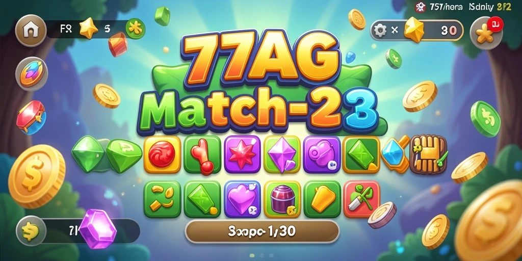 Tampilan gameplay 77AG yang penuh warna dan menantang!