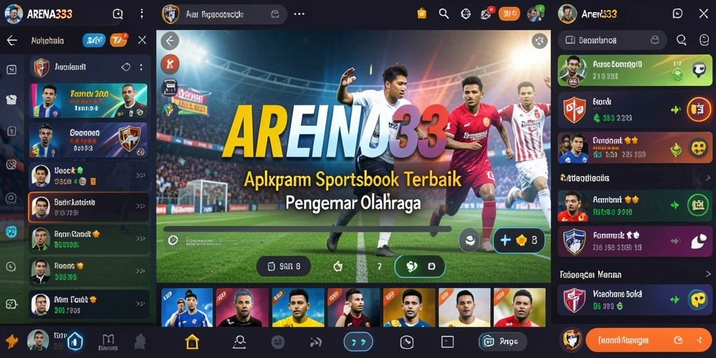 Tampilan menarik dari gameplay Sportsbook di ARENA333.
