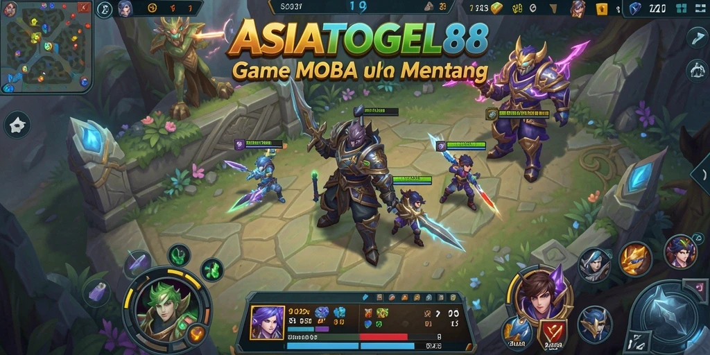 Tampilan seru gameplay ASIATOGEL88 dengan karakter yang beraksi.