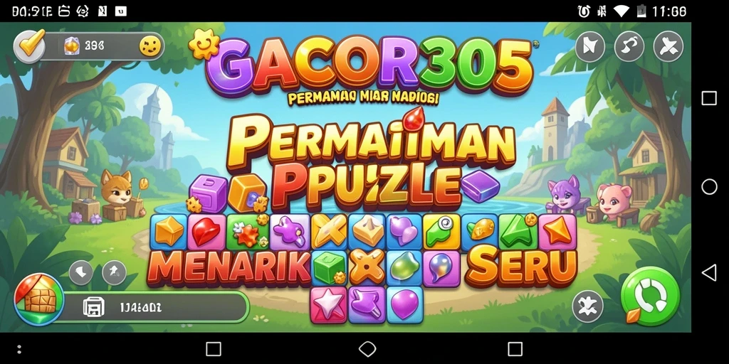 Screenshot GACOR305 menampilkan gameplay Puzzle yang seru dan menantang.