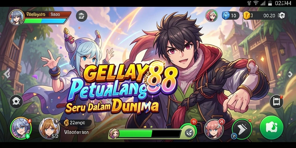 Screenshot menunjukkan pertarungan seru dalam dunia anime.
