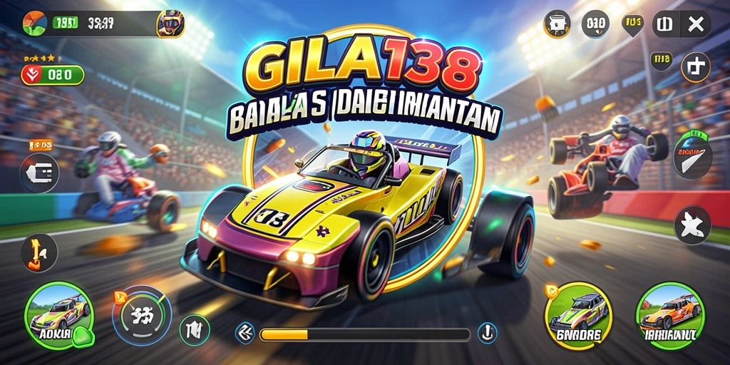 Gameplay GILA138 yang menegangkan dalam balapan yang seru.