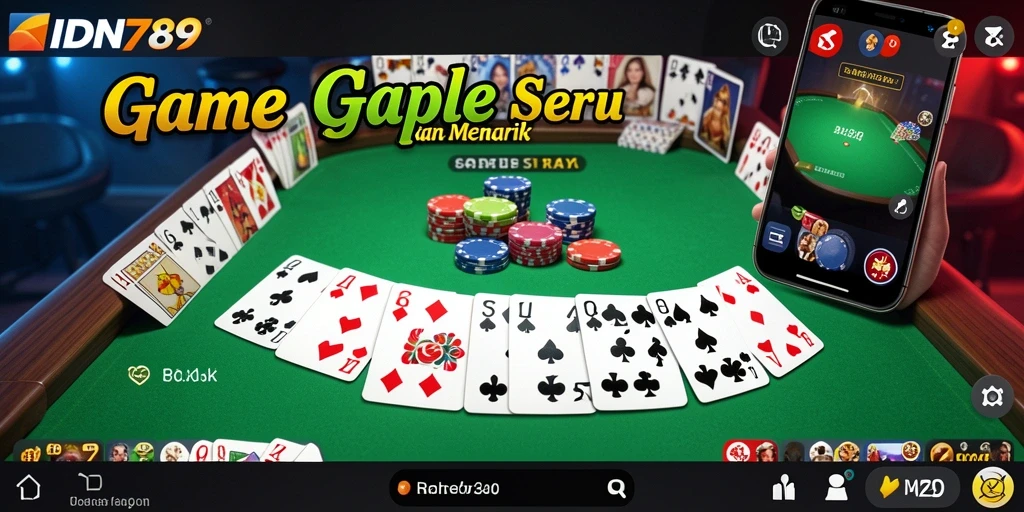 Gameplay Gaple yang menarik dan seru