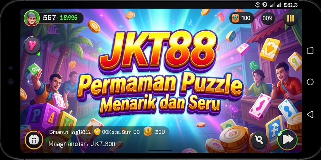 Screenshot gameplay JKT88 yang menunjukan berbagai jenis teka-teki.