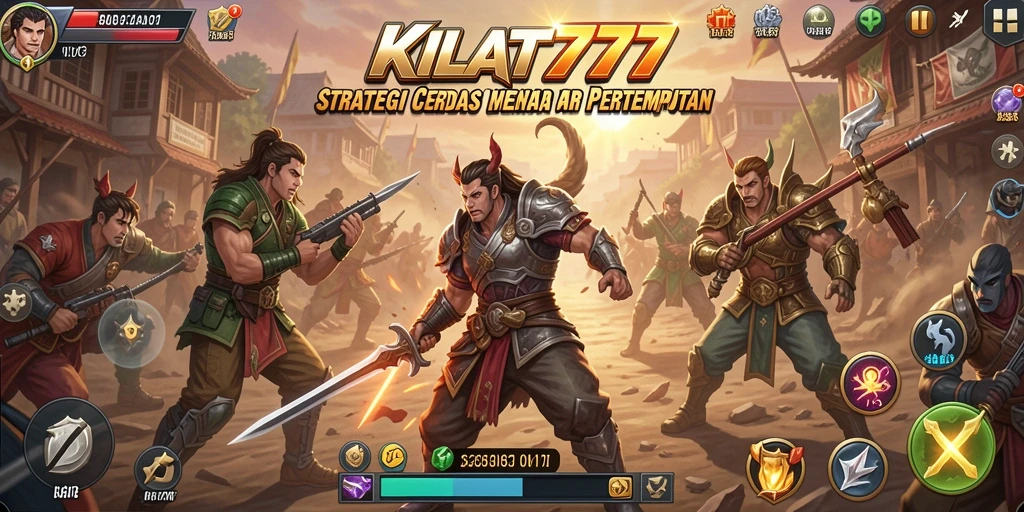 Screenshot gameplay KILAT777 menampilkan pertempuran strategi yang mendebarkan.
