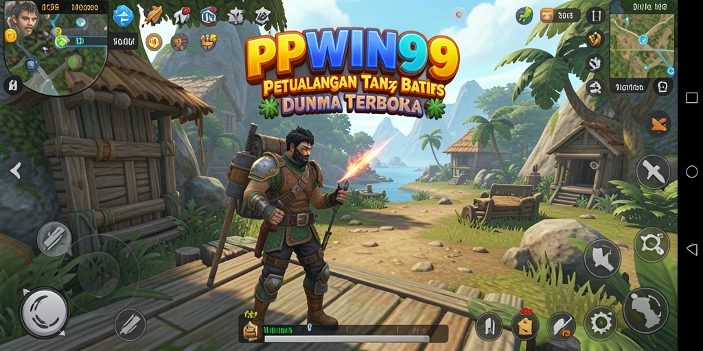 Tampilan gameplay seru dalam dunia terbuka PPWIN99.