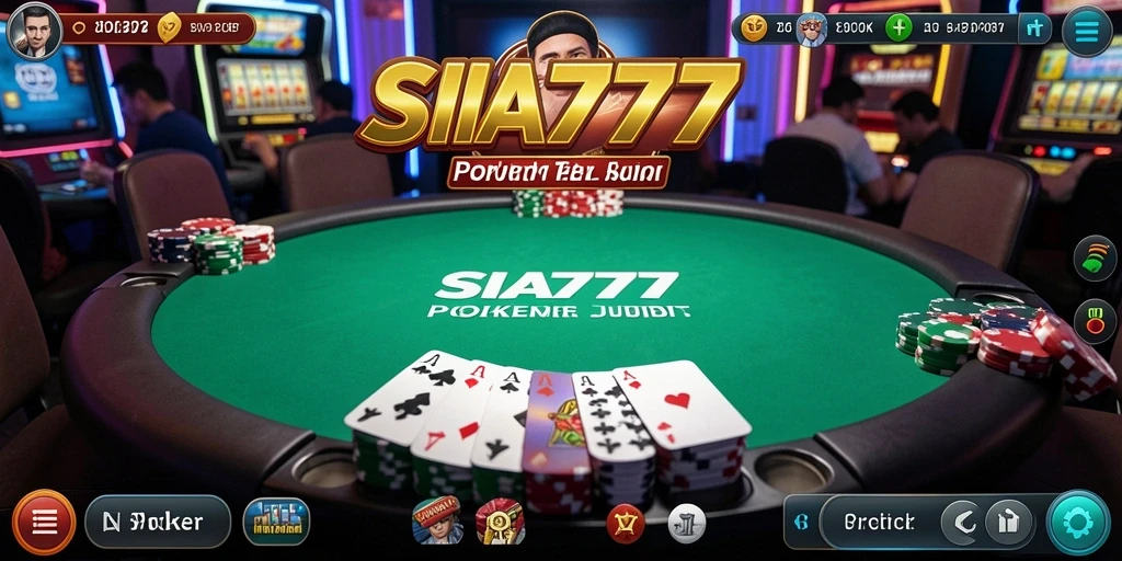 Gameplay Poker yang seru dan interaktif di SIA777.