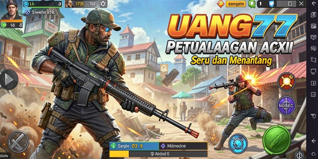 Tampilan gameplay UANG77 yang seru dan menantang.
