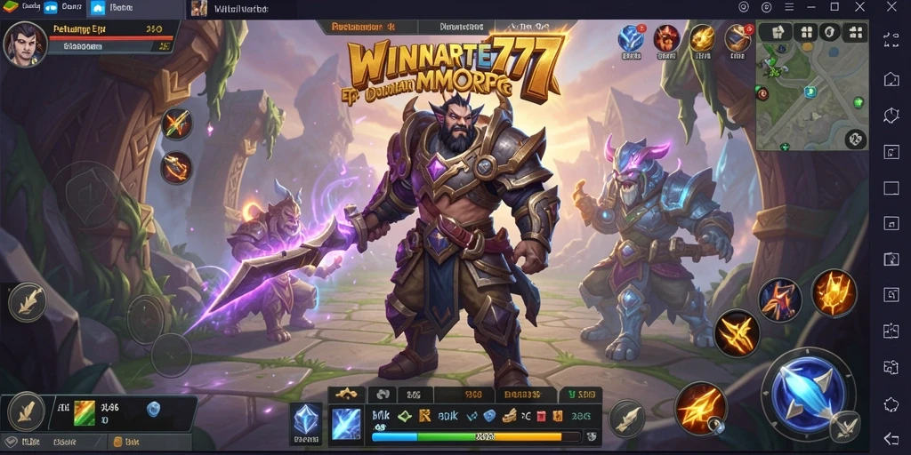Gameplay seru di dunia fantasi MMORPG yang penuh petualangan.