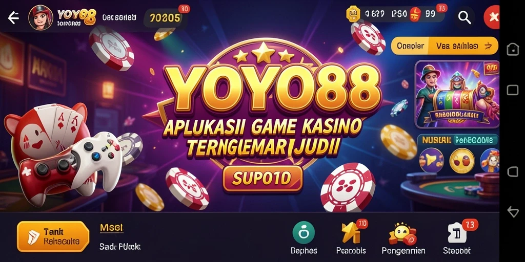 Tampilan gameplay menarik dari YOYO88 dengan berbagai pilihan permainan Kasino.