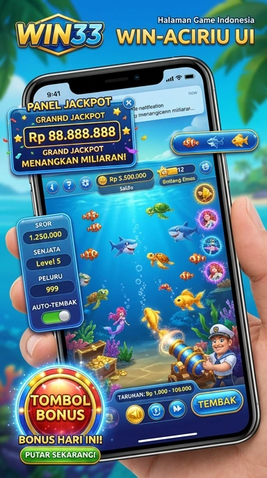 Antarmuka aplikasi win33 yang sederhana dan bersih.